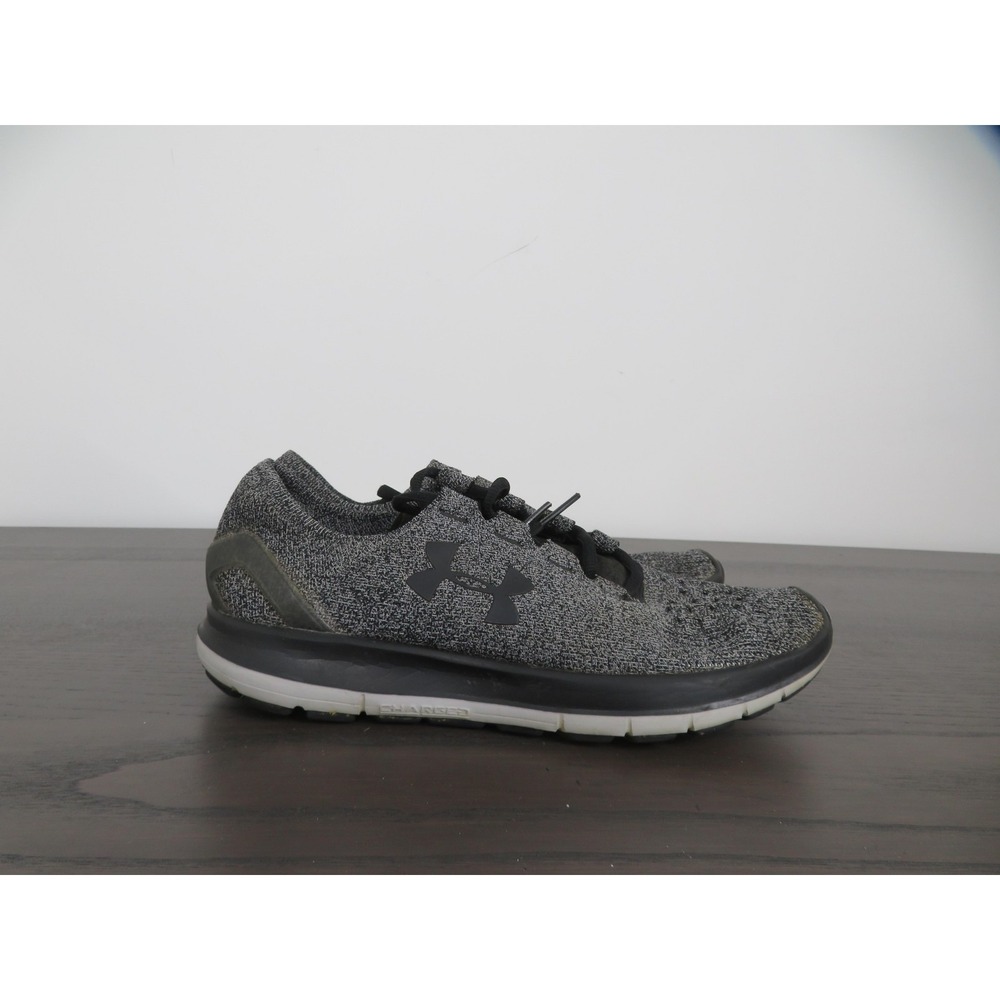 Under Armour SpeedForm Slingride Mens 9 Shoes Gray Running Sneakers 1281998-003